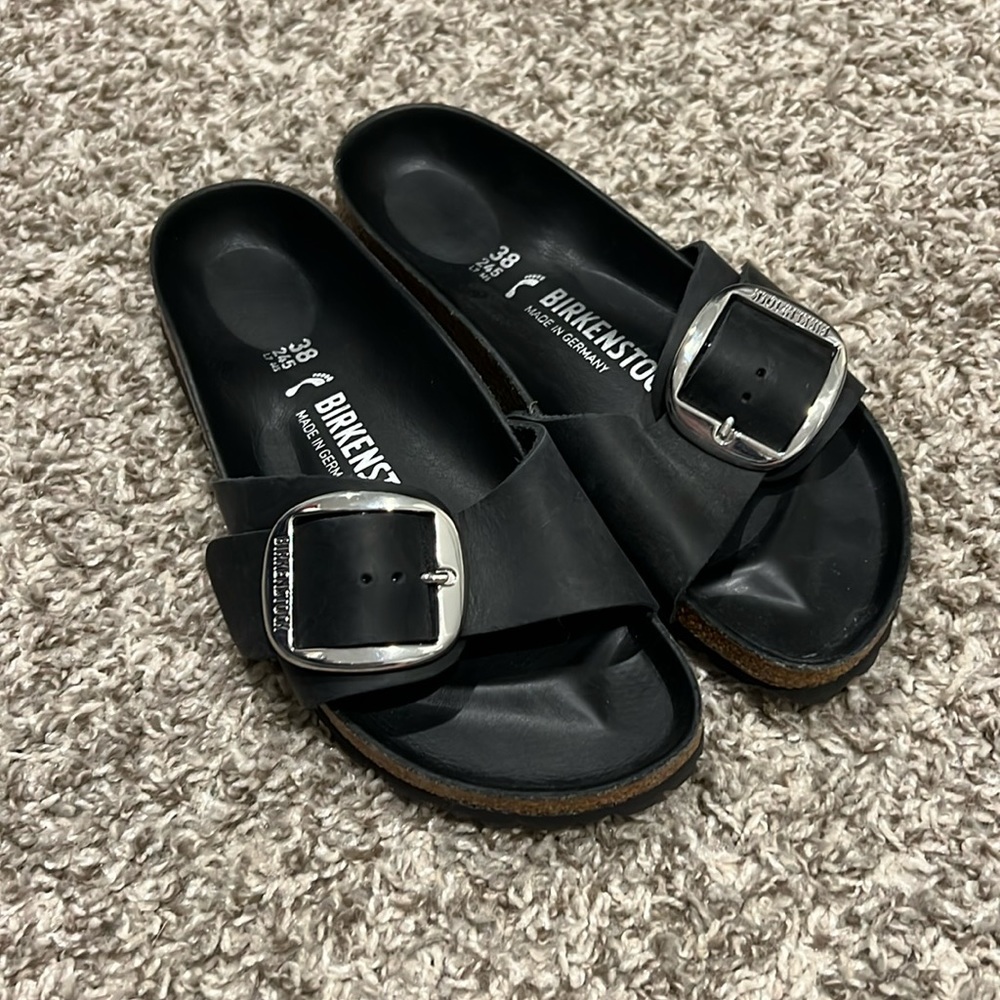 Birkenstock Big Buckle Madrid - Black